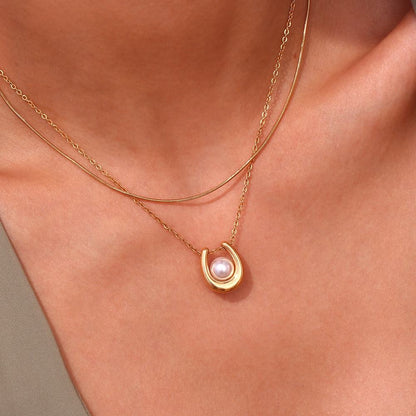 Imitation Pearl Pendant