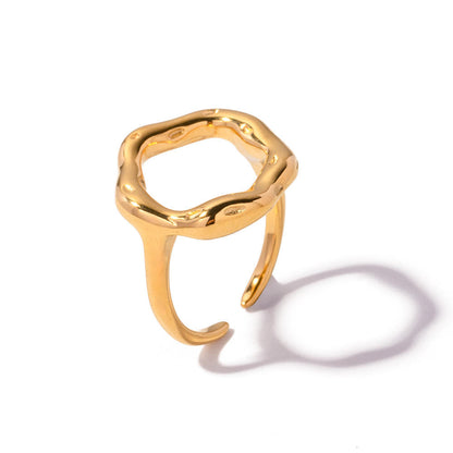 Wave Band Ring