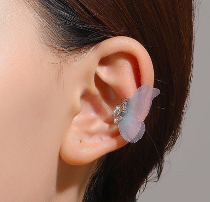 Butterfly Ear Cuff Pair