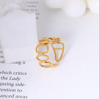 Golden Loop Ring