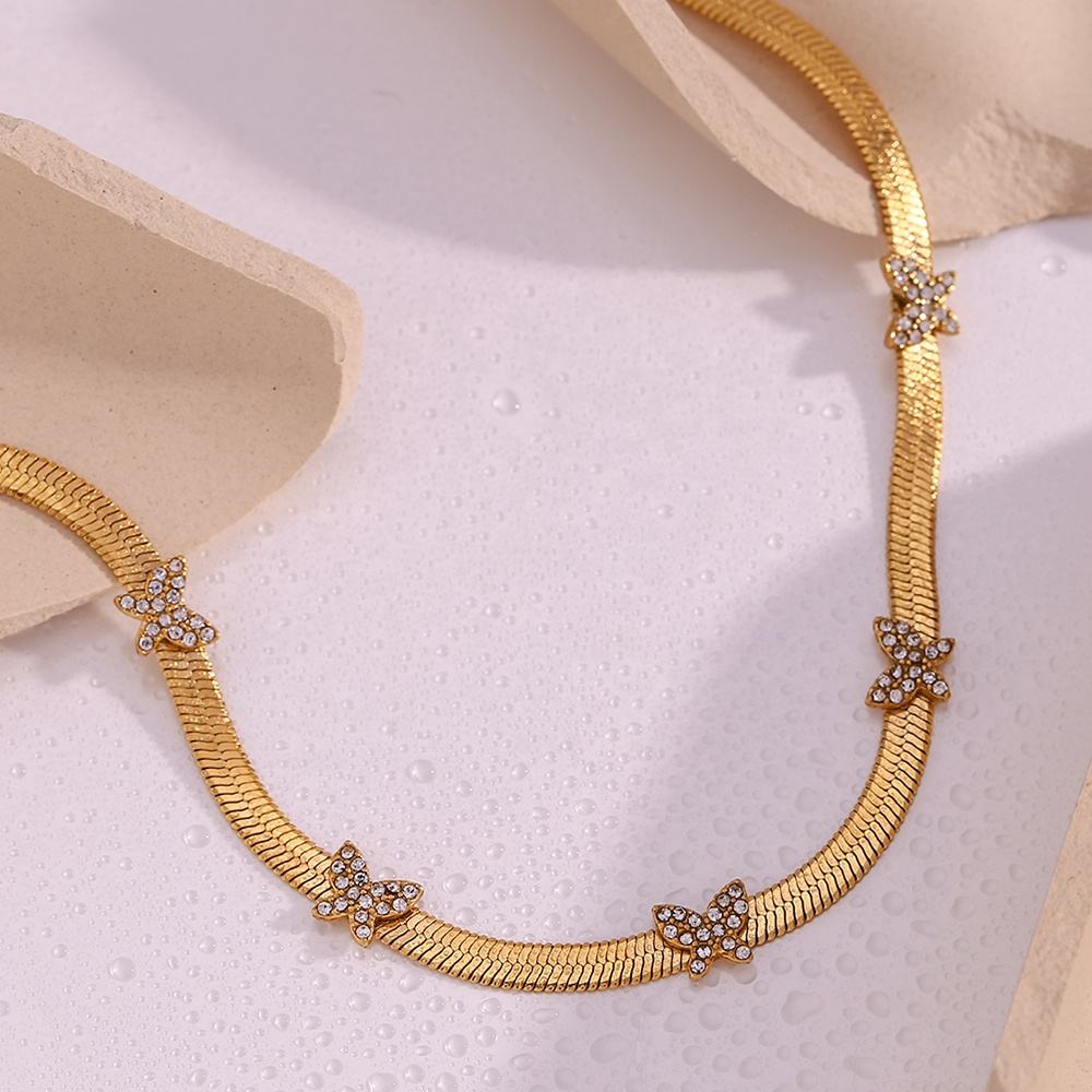 Butterfly Gold Plated Chain