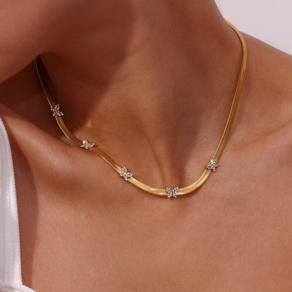 Butterfly Gold Plated Chain