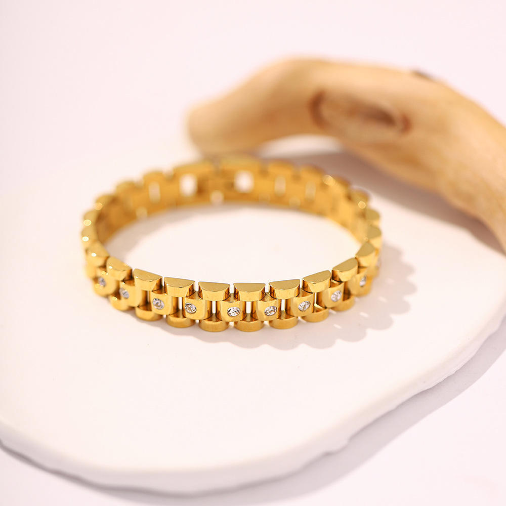 Studded Zircon Bracelet